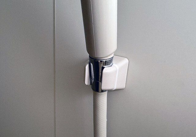 シャワーヘッドのクルッと変な向き解消リング6個入 使用方法