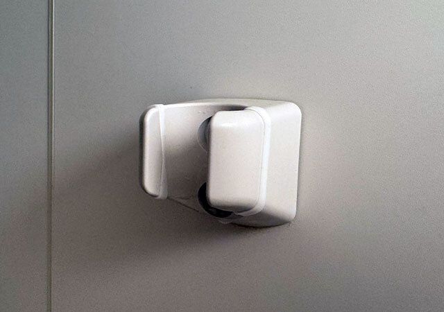 シャワーヘッドのクルッと変な向き解消リング6個入 設置