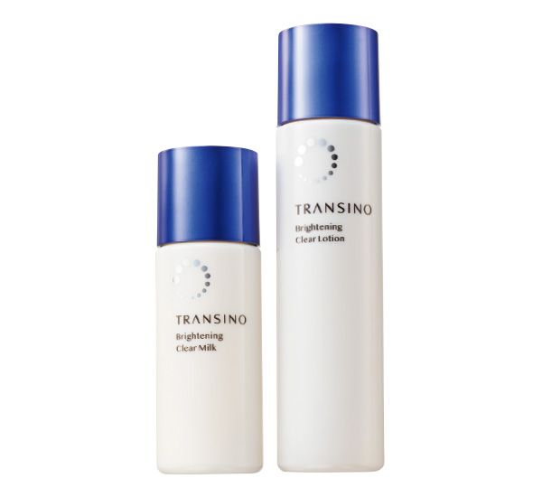 【左】薬用ブライトニングクリアミルク 【右】薬用ブライトニング クリアローション