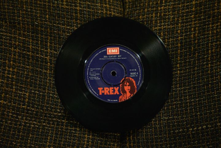 T.REXの「20th CENTURY BOY」のオリジナル7インチ