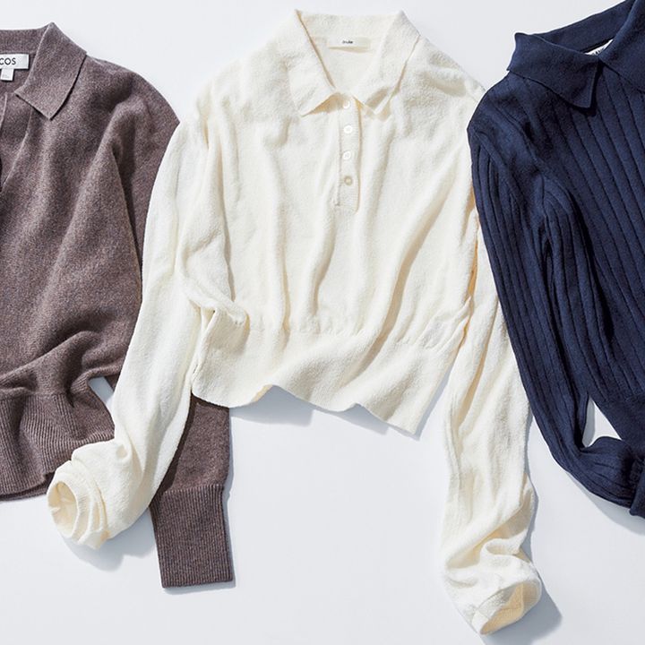 ànukeの白のポロニット