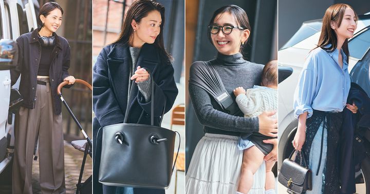 オシャレなママ４人のお出かけスタイル