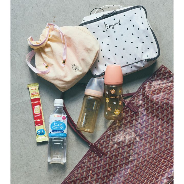 ゴヤールのトートの中はバッグインバッグを活用して使いやすく