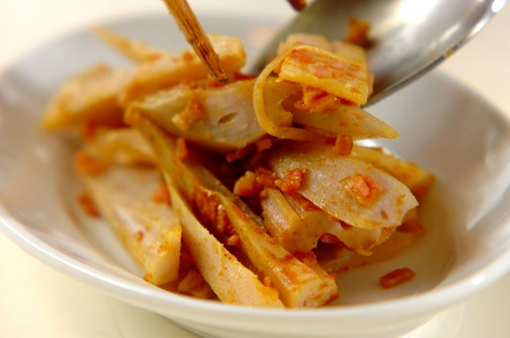 レンコンとベーコンのカレーソテーの作り方3