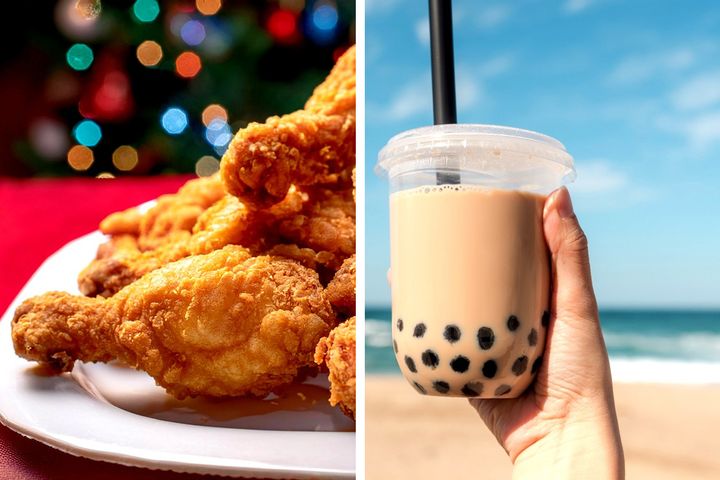 みんな大好き、唐揚げ＆タピオカのイメージ