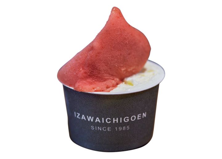 Gelato&Caffe いざわ苺園 道の駅しもつけ店のジェラート