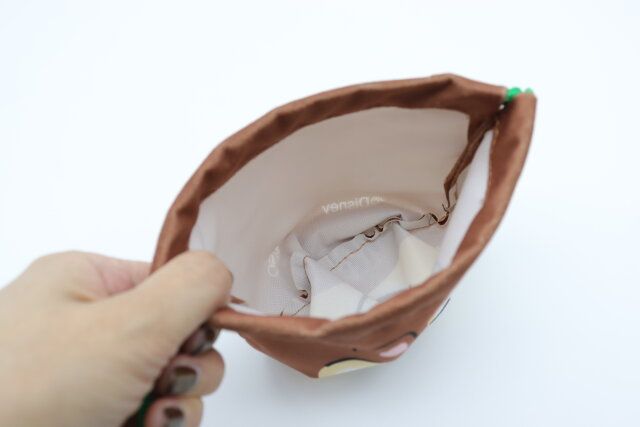 ダイソーディズニーチップ巾着容量