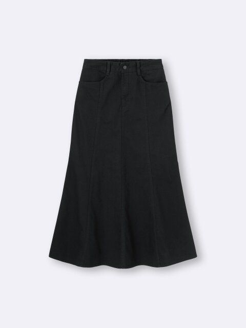 GUのフレアマキシスカート