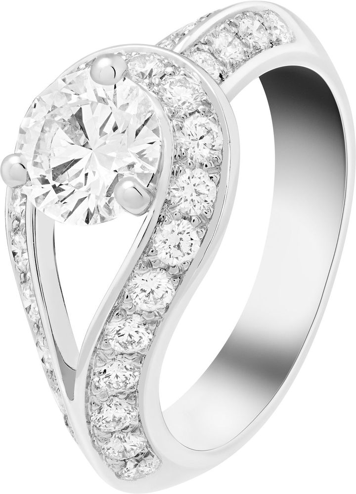 「クチュール ソリティア」リング（PT×ダイヤモンド0.3ct〜）￥1,029,600〜