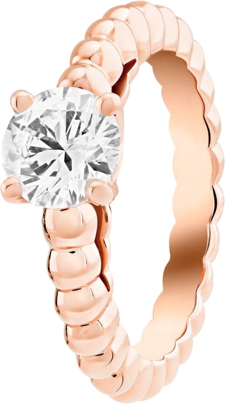 「ペルレ ソリティア」リング（RG×ダイヤモンド0.3ct〜）￥610,500〜