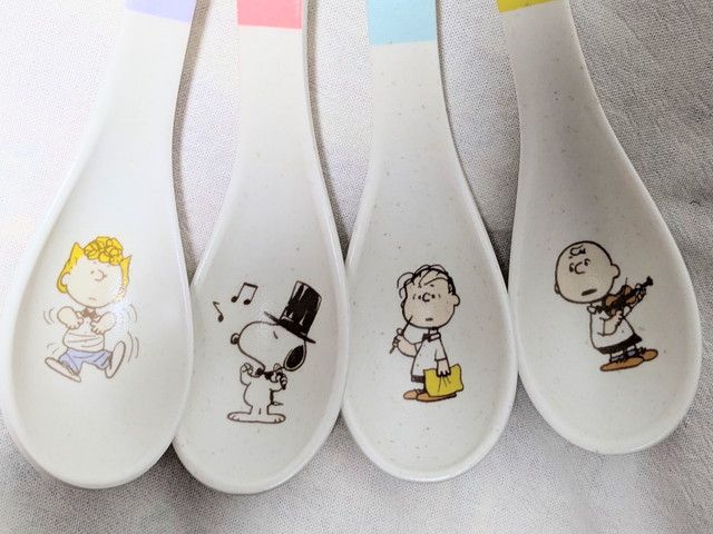 SNOOPY スリムで使いやすい! レンゲスプーンセット