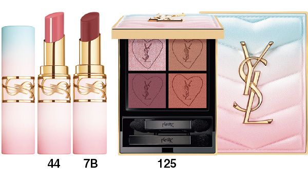【左】YSL ラブシャイン リップスティック ＜コレクター＞ 【中】YSL ラブシャイン キャンディ グロウ バーム ＜コレクター＞ 【右】クチュール ミニ クラッチ ＜コレクター＞