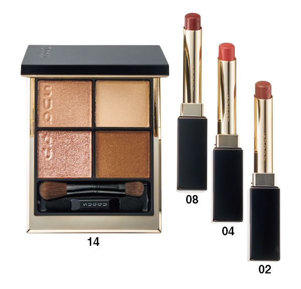 【左】シグニチャー カラー アイズ 【右】ベルベット フィット リップスティック