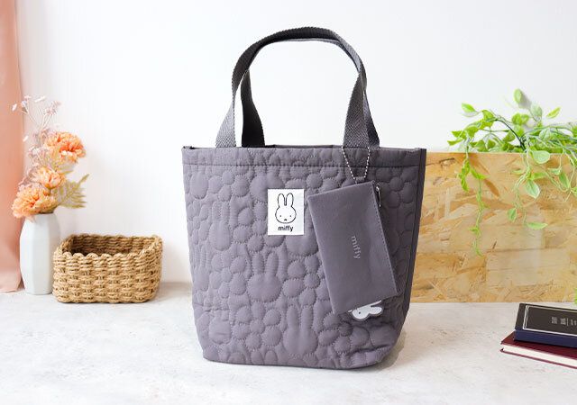 ミッフィーのキルティングトート ミニポーチ2点セット