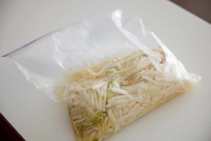 発酵白菜の完成