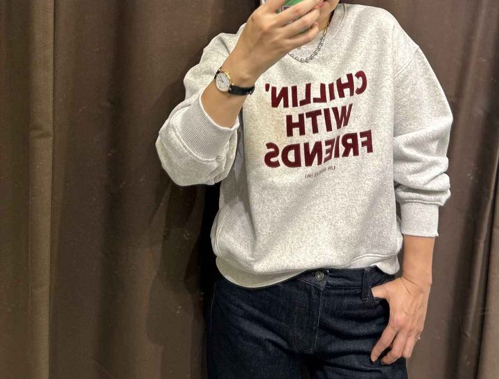 画像: 【ZARA】フロックディテール テキスト フーディ¥3,290 www.zara.com