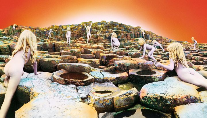 レッド・ツェッペリン『聖なる館』コラージュで作られたモノリス・ジャケ