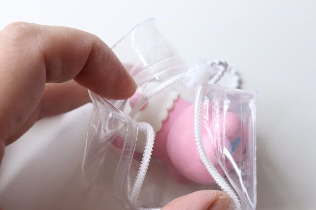 セリア ぷちっとマスコットポーチ（キューブ型） 使用方法