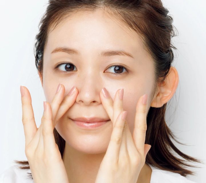 凹凸がある部分はクルクル塗り込む