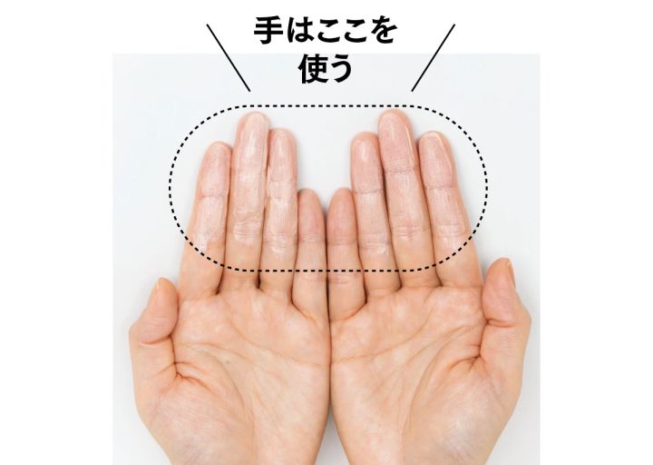 手はここを使う
