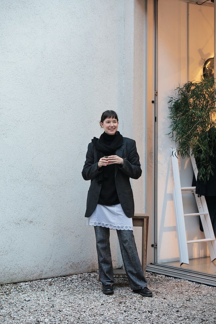 冬のワンピースコーデ。ボーイッシュなアウターを合わせた甘辛MIX着こなし5選