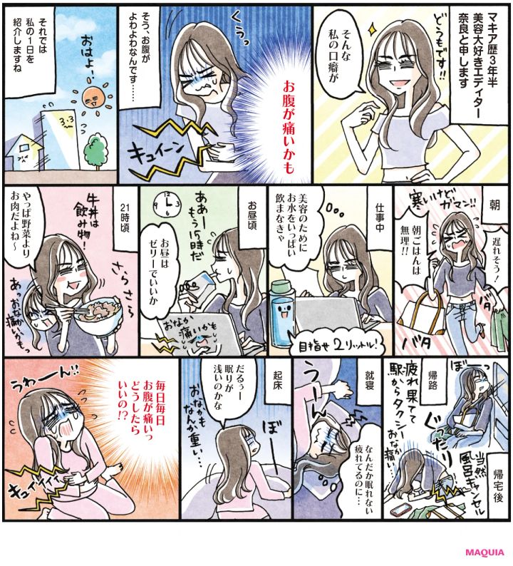 お腹よわよわエディターの日常生活、どこがダメ？ 腸活のプロ・石原新菜先生が教えるNGポイント_3