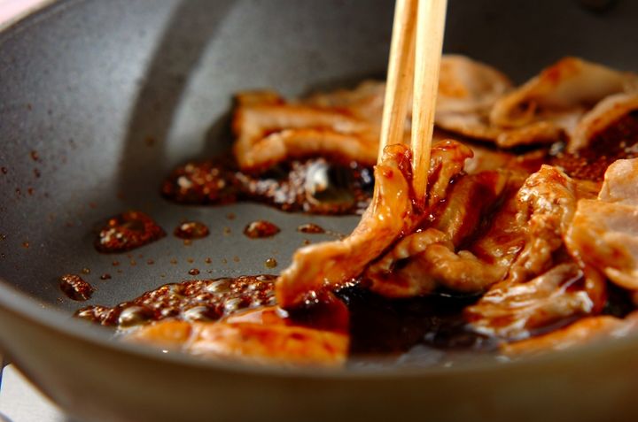 サラダ豚丼の作り方4