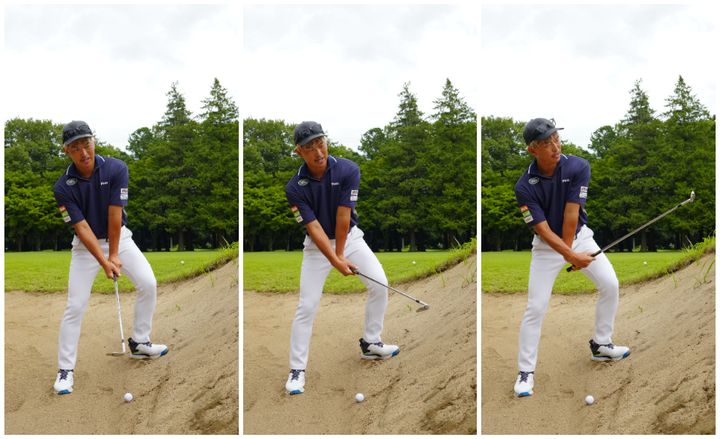 アゴが高いバンカーを抜け出すコツって？クラブに合わせて振り抜くと◎