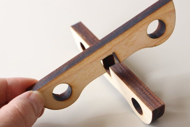 セリア ひのき鍋敷き MINI 組み立て方