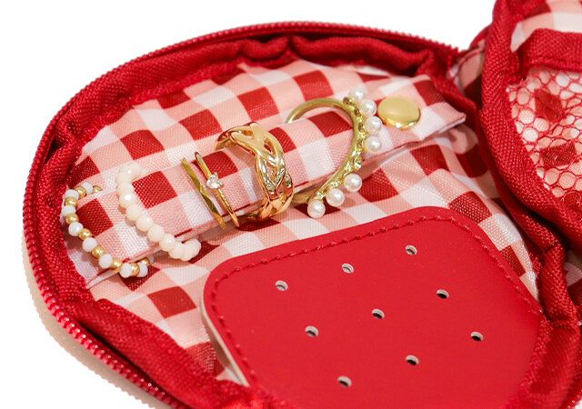 宝島社ムック付録のメゾン ド フルールのいちごアクセサリーケース10