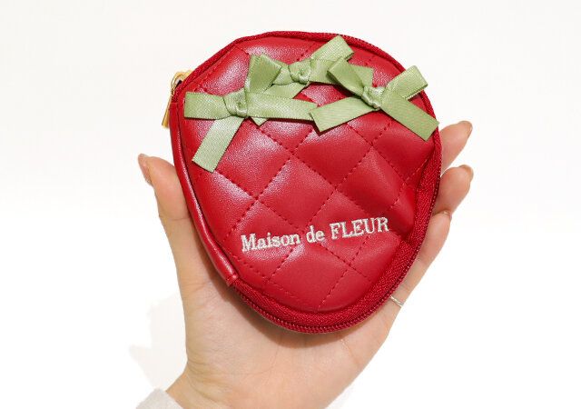 宝島社ムック付録のメゾン ド フルールのいちごアクセサリーケース5