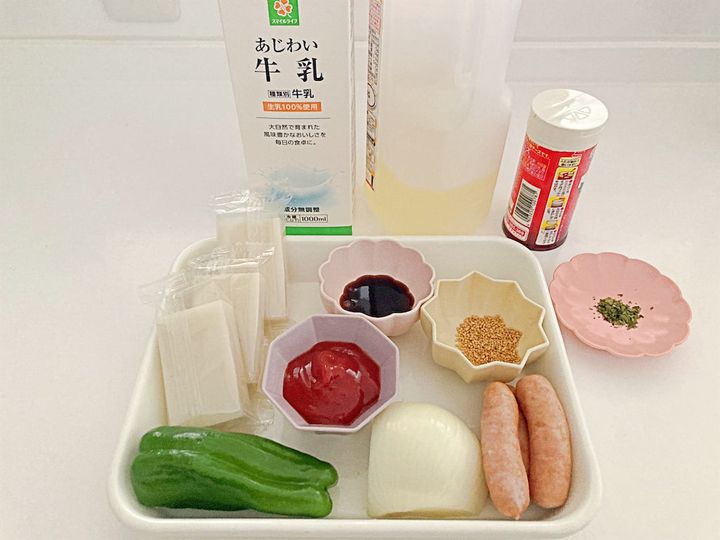 もちナポリタンの材料