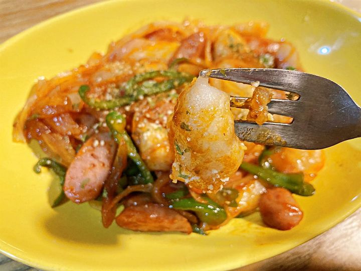 もちナポリタンの餅