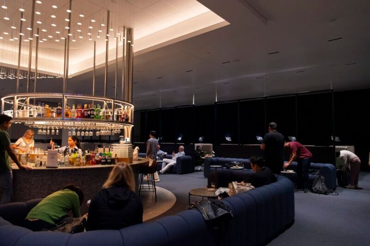 フィンエアーのラウンジ