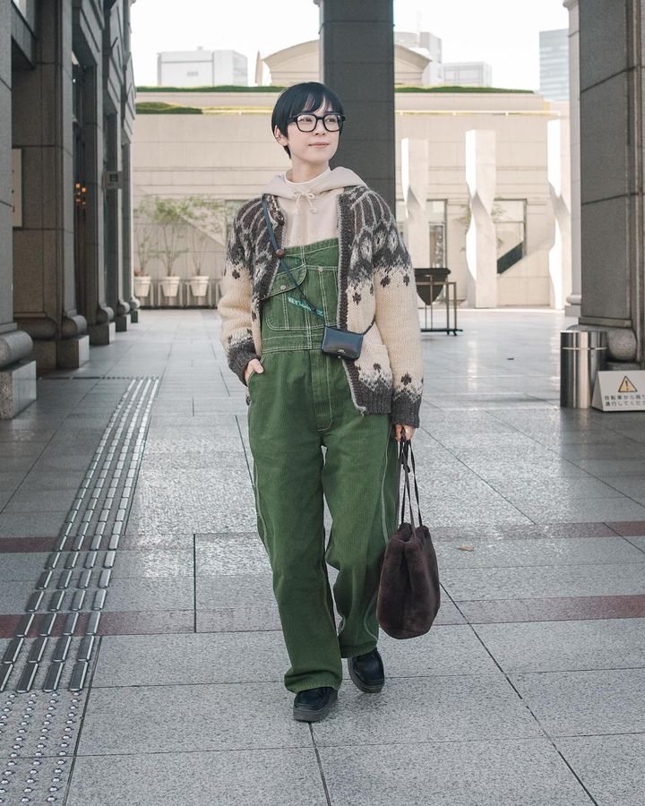 “パーカをレイヤード”のお手本コーディネート5選。冬はフーディで首周りも暖かく【TOKYO SNAP】