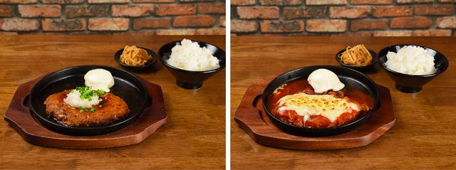 和風おろしハンバーグ弁当 2,048円／チーズハンバーグ弁当 2,234円