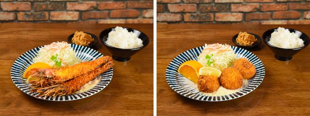 エビフライ弁当(3尾付) 2,606円／カニコロッケ弁当 1,862円