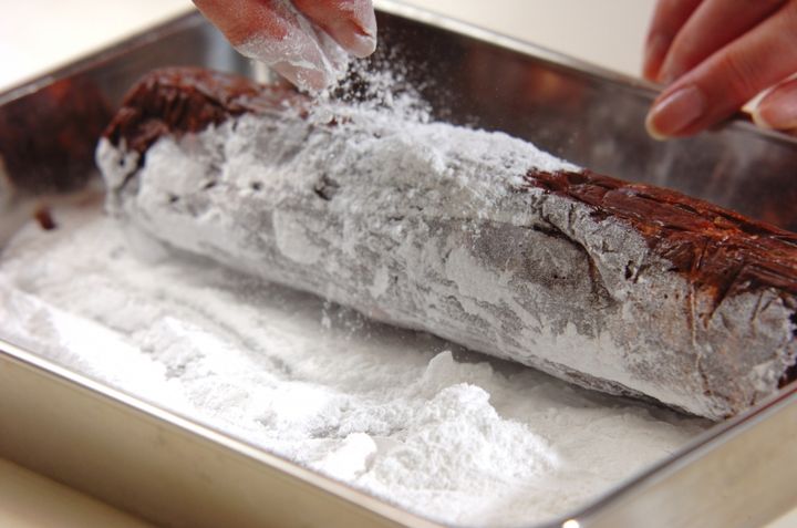 チョコサラミの作り方3