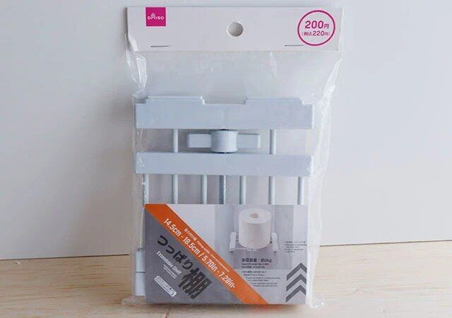 ダイソー つっぱり棚 パッケージ