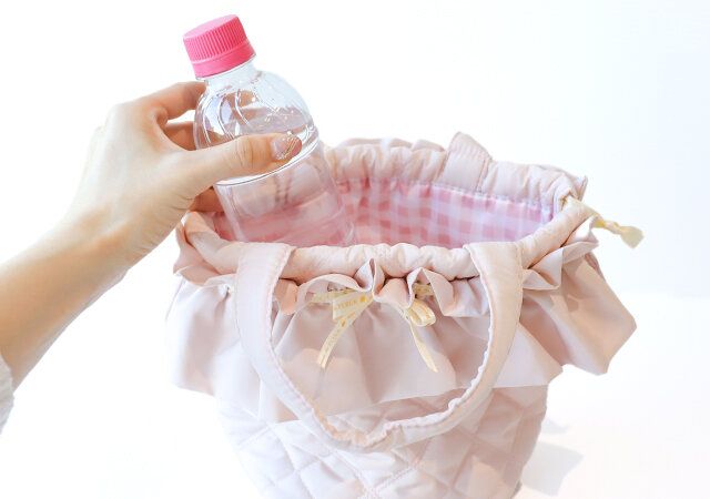 宝島社ムック付録のメゾン ド フルールのいちご巾着トートバッグ5