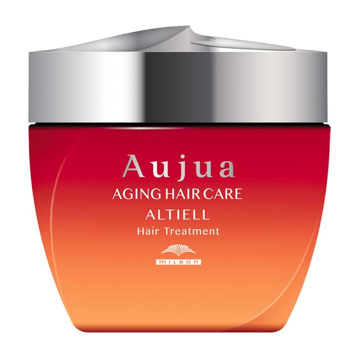 画像: ブリーチのダメージを受けたエイジング毛にすっとなじみ、毛先までまとまりのある髪へと導くオージュア アルティール ヘアトリートメント（美容室専売品）250g ¥6,600（2025年2月11日発売）／ミルボン 出典：オージュア公式ウェブサイト