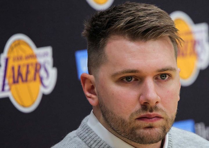 レイカーズに入団したルカ・ドンチッチ（C）Getty Images