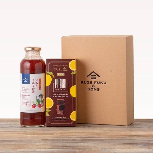いちごミルクの素と ポロショコラ 河内晩柑のギフト 2,000円（税込）