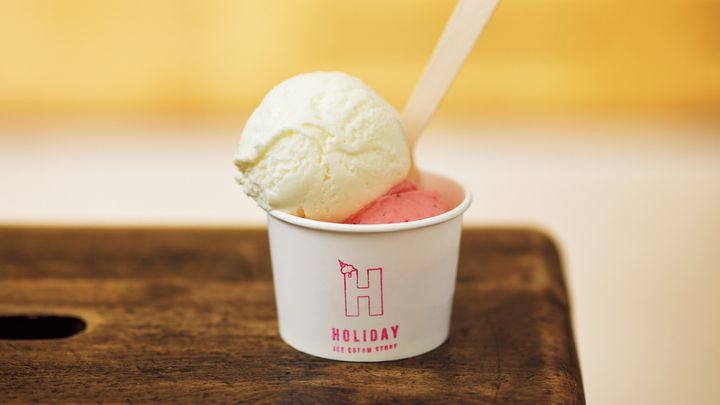 神奈川〈HOLIDAY ICE CREAM STORE〉アイス
