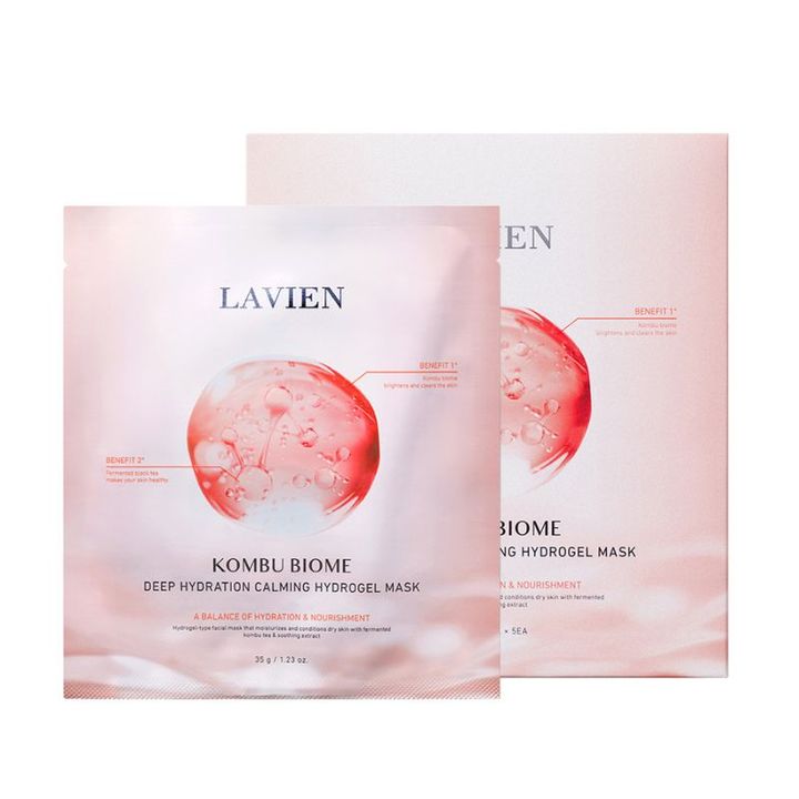 LAVIENコンブバイオームディープハイドレーションカーミングハイドロゲルマスク
