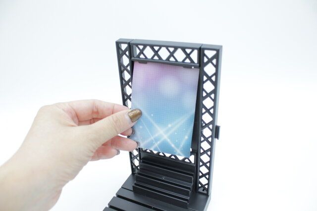 アクスタステージ ブラック 背景カード