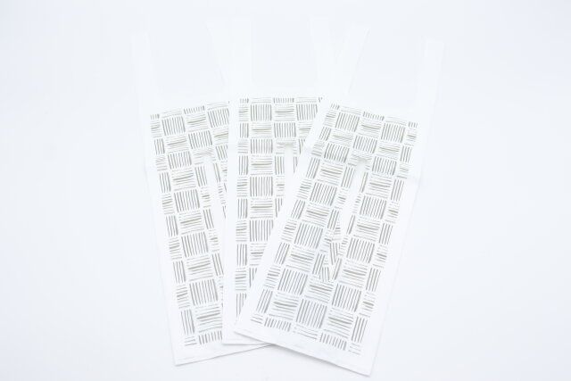 キッチンペーパーストッカー（3枚、バイオマス25％、格子柄）