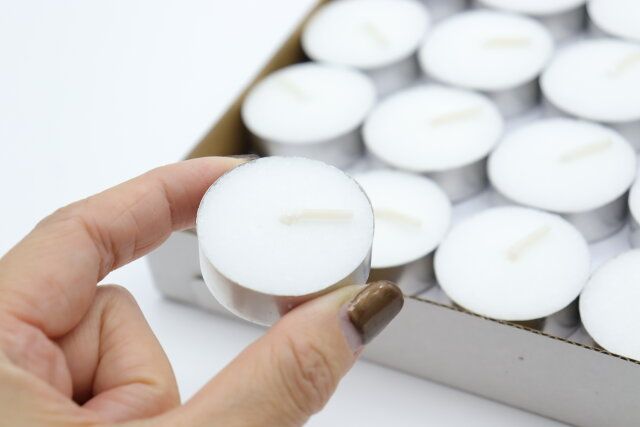 キャンドル（ホワイティー、50個） デザイン