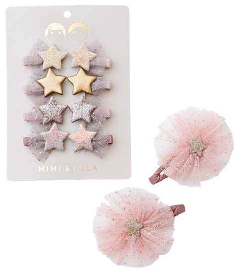 キラキラで上品な色合いがおめかしにもふだん使いにもおすすめ！ キッズアクセサリーブランドの髪留めをご紹介【こどモノ2月号】の画像1