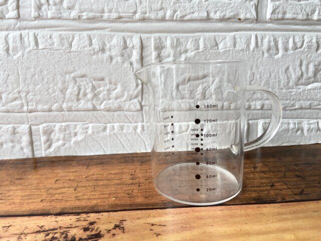 3COINS 耐熱ガラス計量カップ Sサイズ